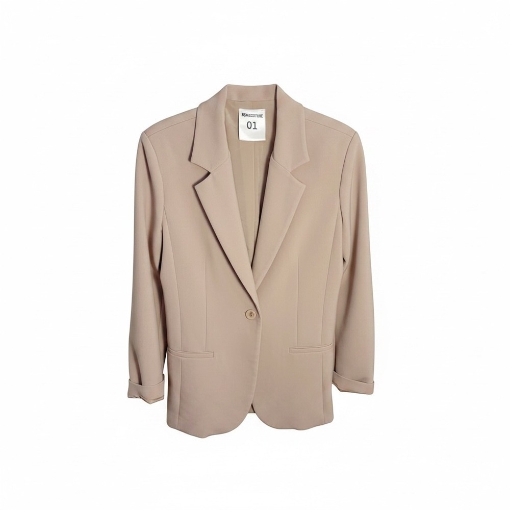 Semicouture Peach Tailored Blazer Size 42 IT Italian Designer Jacket